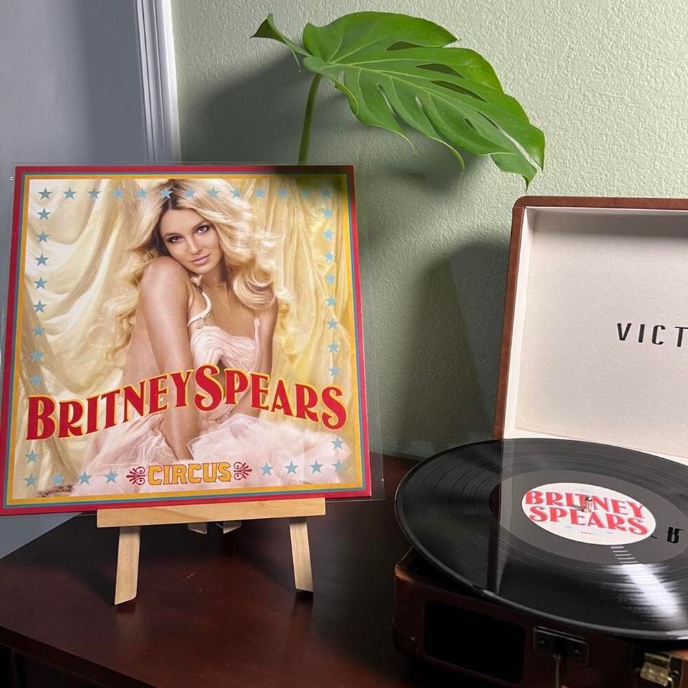 Britney Spears Circus Black Vinyl LP 2023 Pressing VG+